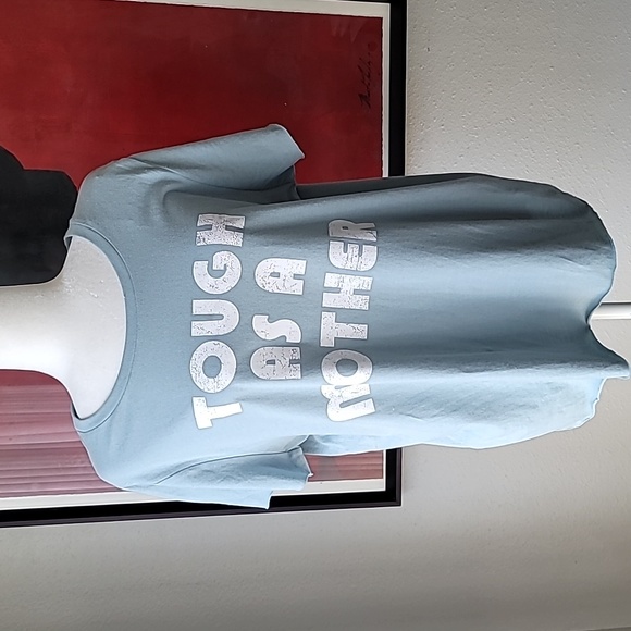 Grayson Threads Tops - NWT Grayson/Threads 'Tough As A Mother' Graphic Tee, Size XXLarge, Color Blue